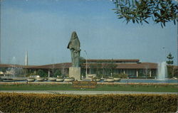 Santa Clara Civic Center Park Postcard