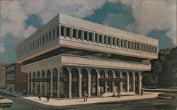 New Home Office Building, Corner Market and Greene Street Postcard