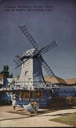 Van de Kamp's Windmill Bakery Store Postcard