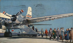 United Airlines DC-6 and DC-6B Aircraft Postcard Postcard Postcard