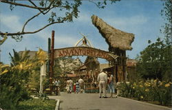 Entrance to Adventureland Disney Postcard Postcard Postcard