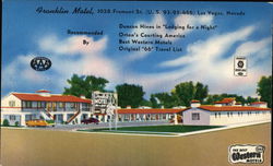 Franklin Motel Las Vegas, NV Postcard Postcard Postcard