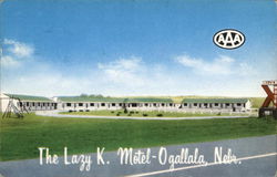 Lazy K Motel Ogallala, NE Postcard Postcard Postcard
