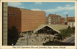 May D& F Department Store and Zekendorf Plaza Denver, CO Postcard Postcard Postcard