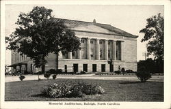 Memorial Auditorium Raleigh, NC Postcard Postcard Postcard
