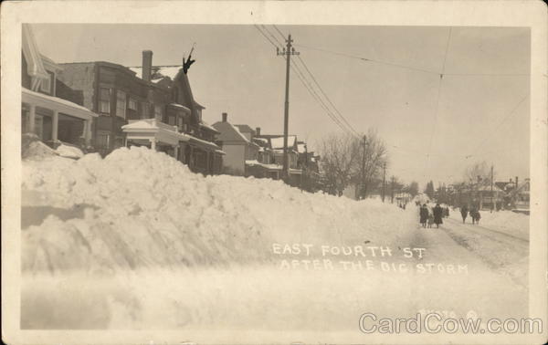 East Fourth Street after the Big Storm Champaign Illinois