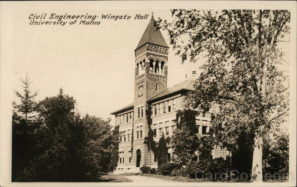 Civil Engineering, Wingate Hall, University of Maine Orono