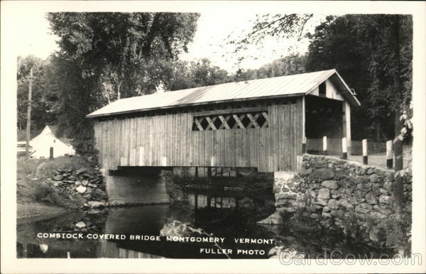 Comstock Covered Bridge Montgomery Vermont