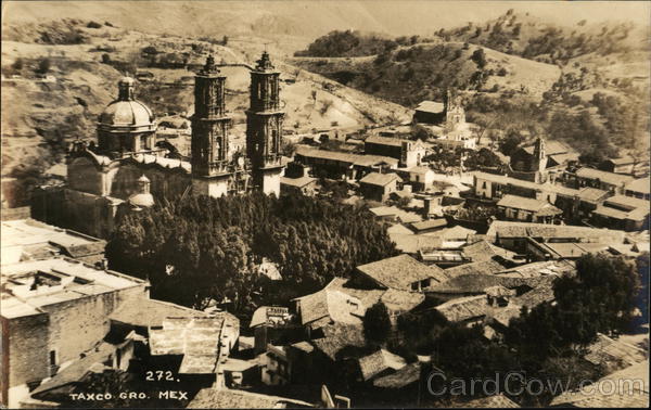 View of Town Taxco Mexico