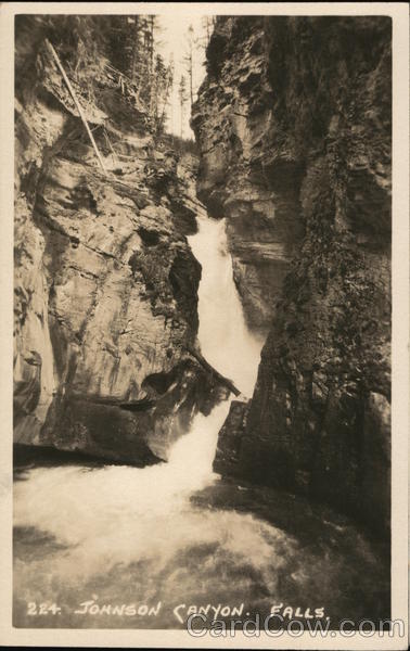 Johnson Canyon Falls, Banff National Park AB Canada