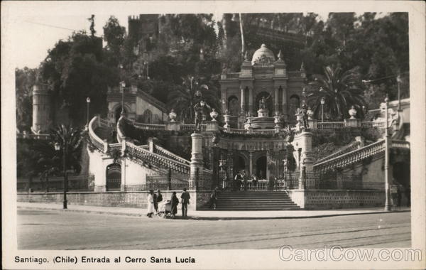 Entrada al Cerro Santa Lucia Santiago Chile