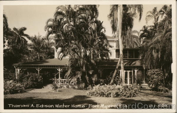 Thomas A. Edison Winter Home Fort Myers Florida