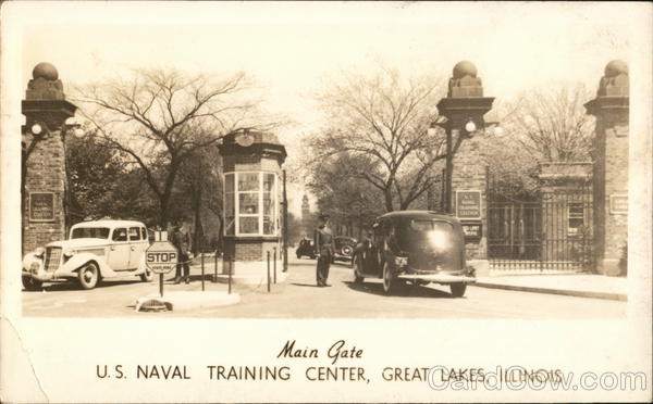 Main Gate U.S. Naval Training Center Great Lakes Illinois