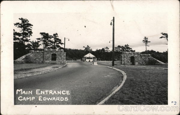 Main Entrance, Camp Edwards Sandwich Massachusetts