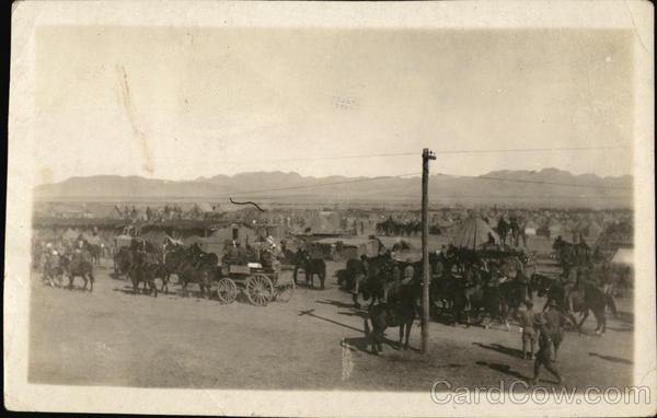 Pershing's Army Camp Mexico Military