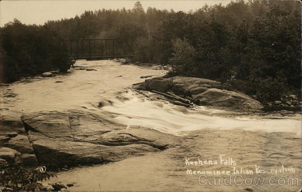 Keshena Falls Menominee Wisconsin