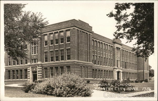 Central School Webster City Iowa