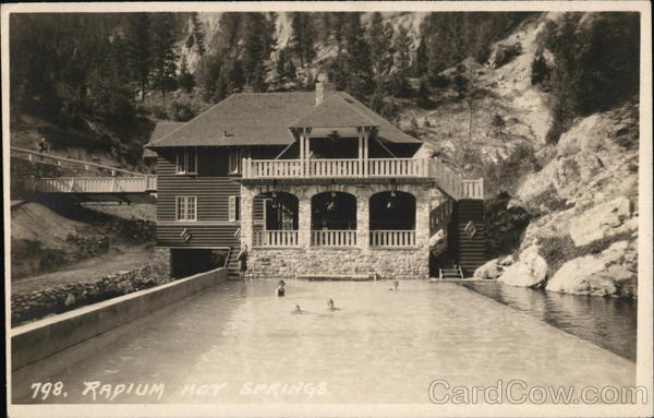 Radium Hot Springs BC Canada British Columbia
