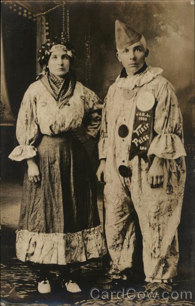 Portrait of Couple in Costume (Ava & Harrie) Waupun Wisconsin