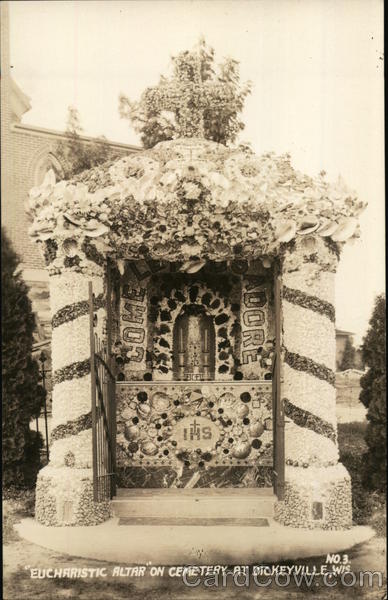 Eucharistic Altar on Cemetery Dickeyville Wisconsin