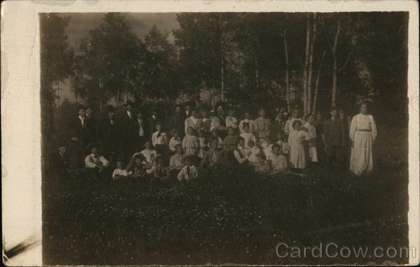 Snapshot of People at 4th Celebration Glen Flora Wisconsin