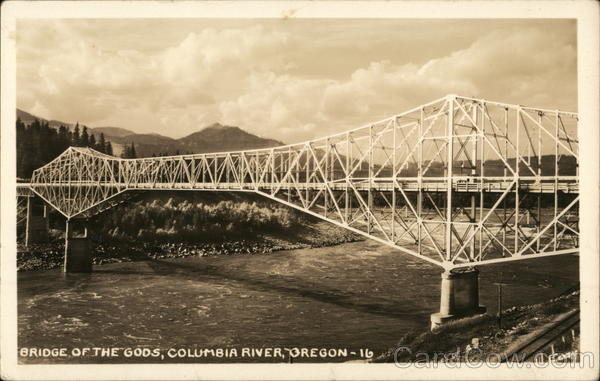 Bridge of the Gods, Columbia River Cascade Locks Oregon