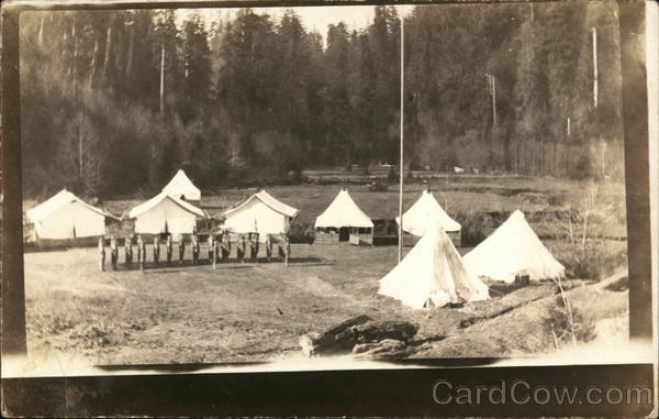 Soldiers in Formation In Front of Tents Military
