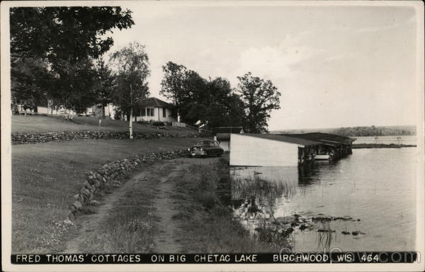 Fred Thomas' Cottageson Big Chetac Lake Birchwood Wisconsin