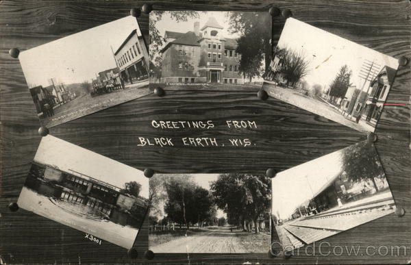 Greetings from Black Earth Wisconsin