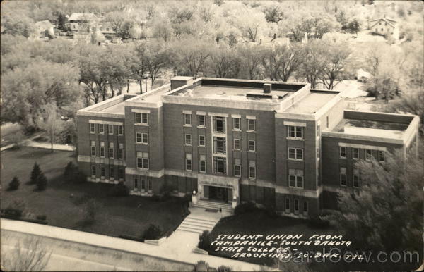 Student Union from Campanile, South Dakota State College Brookings
