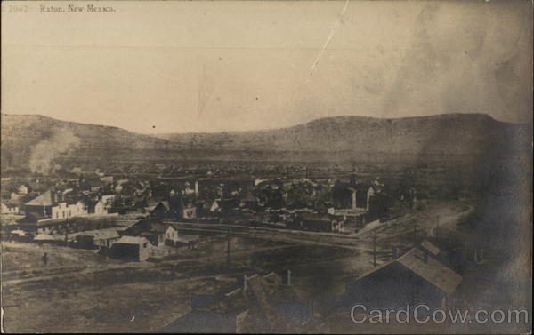 View of Town Raton New Mexico