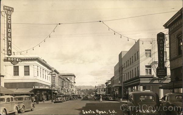 Street Scene Santa Rosa California