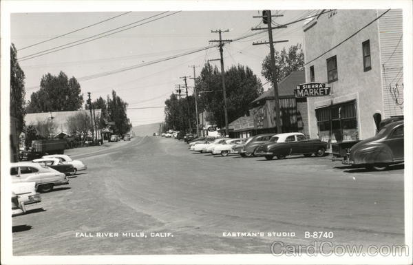 Street Scene Fall River Mills California