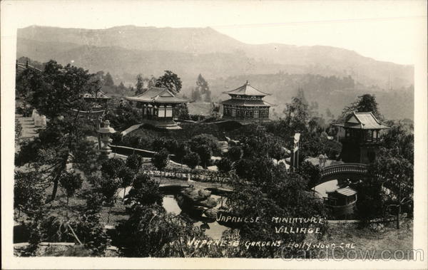 Japanese Miniature Village, Japanese Gardens Hollywood California