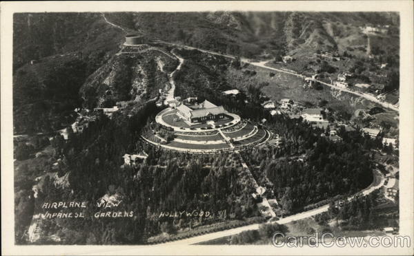 Airplane View, Japanese Gardens Hollywood California
