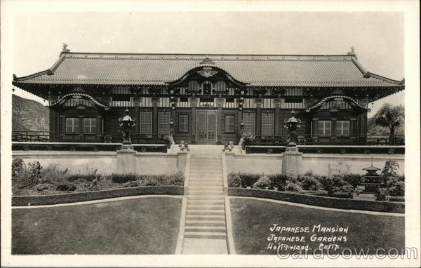 Japanese Mansion, Japanese Gardens Hollywood California