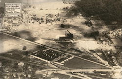 Aerial View of Danville Stadium and F. L. Jacobs Plant Illinois Postcard Postcard Postcard