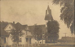 St. benedick's Church Auburn, IL Postcard Postcard Postcard