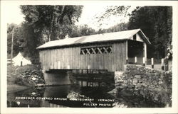 Comstock Covered Bridge Postcard