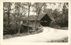 Bridge at Campton Hallow, NH New Hampshire Postcard Postcard Postcard