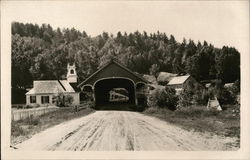 Covered Bridge Postcard