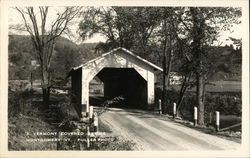 Vermont Covered Bridge Postcard
