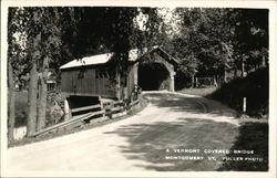 A Vermont Covered Bridge Postcard