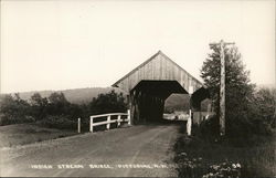 Indian Stream Bridge Pittsburg, NH Postcard Postcard Postcard