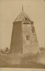 Abandoned Windmill Postcard