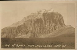 Mt Temple from Lake Louise Auto Rd. Mt Temple from Lake Louise Auto Rd.