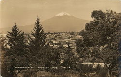 Popocatepetl Volcano Mexico Postcard Postcard Postcard