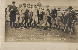 Spencer High School, Champions of Iowa & Minnesota Spencer High School, Champions of Iowa & Minnesota