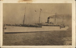 U.S.A. Thomas Army Transport Postcard