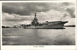 HMS Ocean Postcard